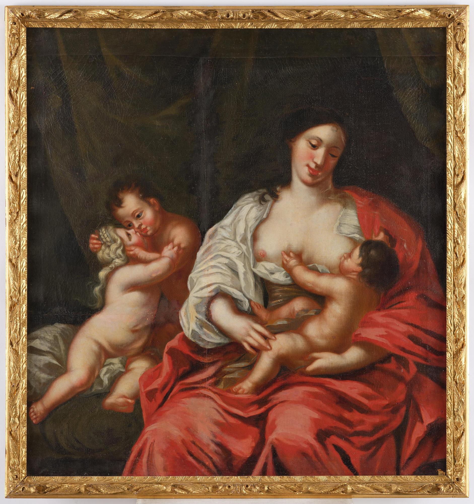 David Klöcker Ehrenstrahl, hans ateljé, Caritas, Allegori över kärleken.