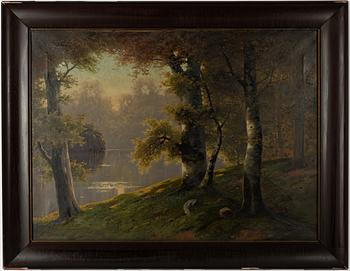 Fritz Chwala, Lake in the Alps.