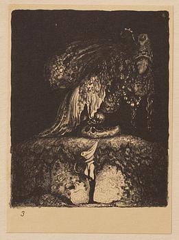 John Bauer, "Troll" 10 litografier i mapp/bok.