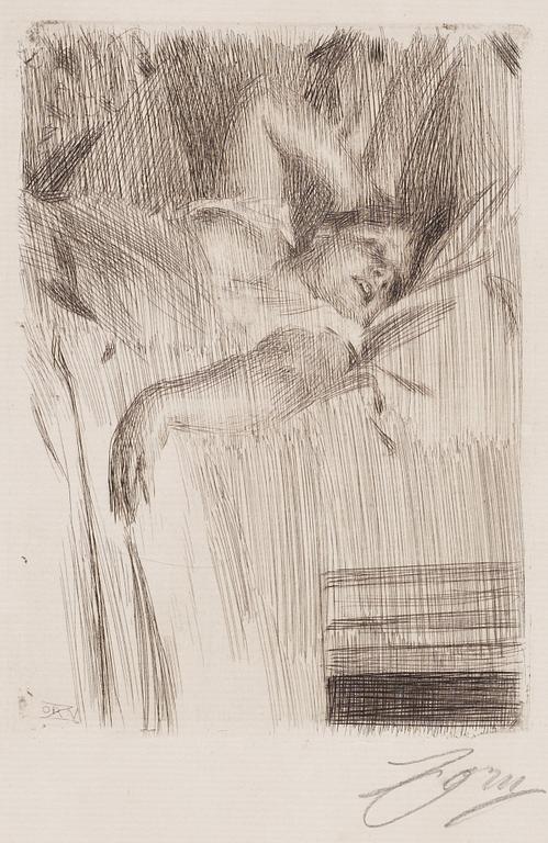 Anders Zorn, "Uppvaknandet" ("Le Réveil").