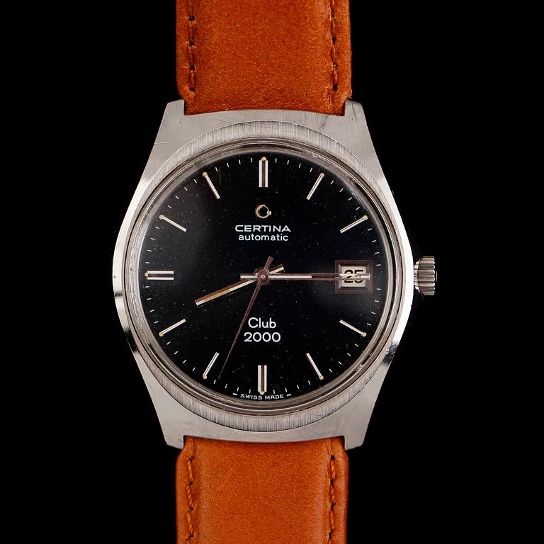 ARMBANDSUR, stål, Certina automatic club 2000.