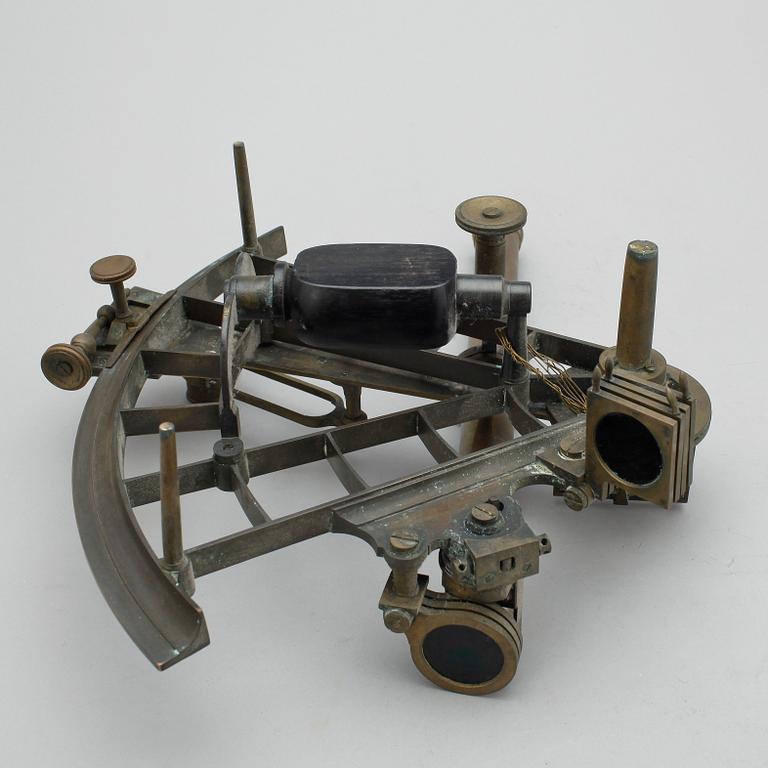 SEXTANT, mässing, troligen sekelskiftet 1900.