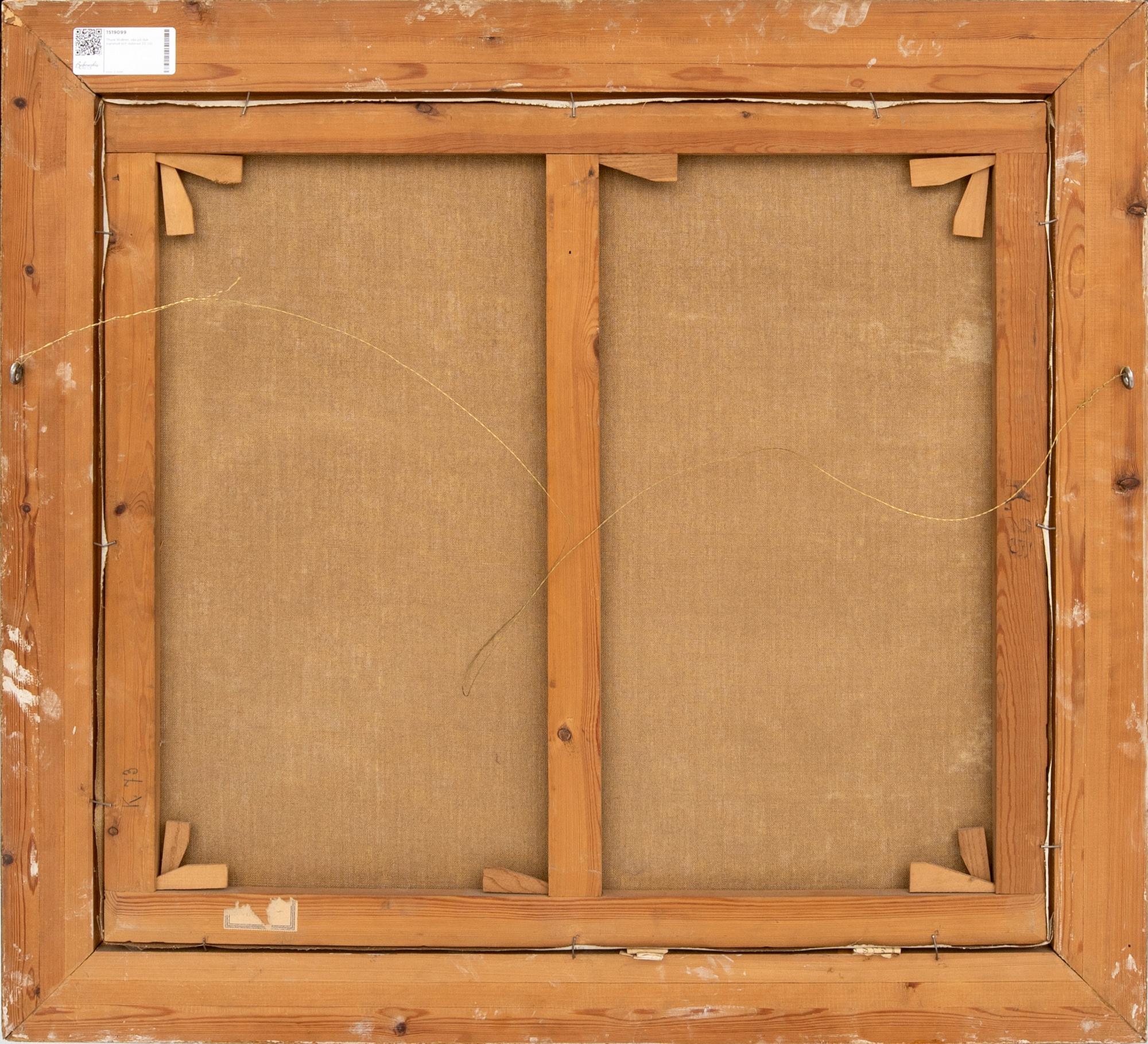 Thure Wallner, olja på duk signerad och daterad 33.