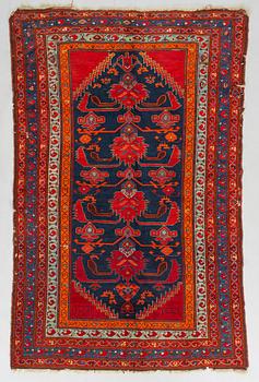 A kazak rug, south caucasus dated, ca. 201 x 135 cm.