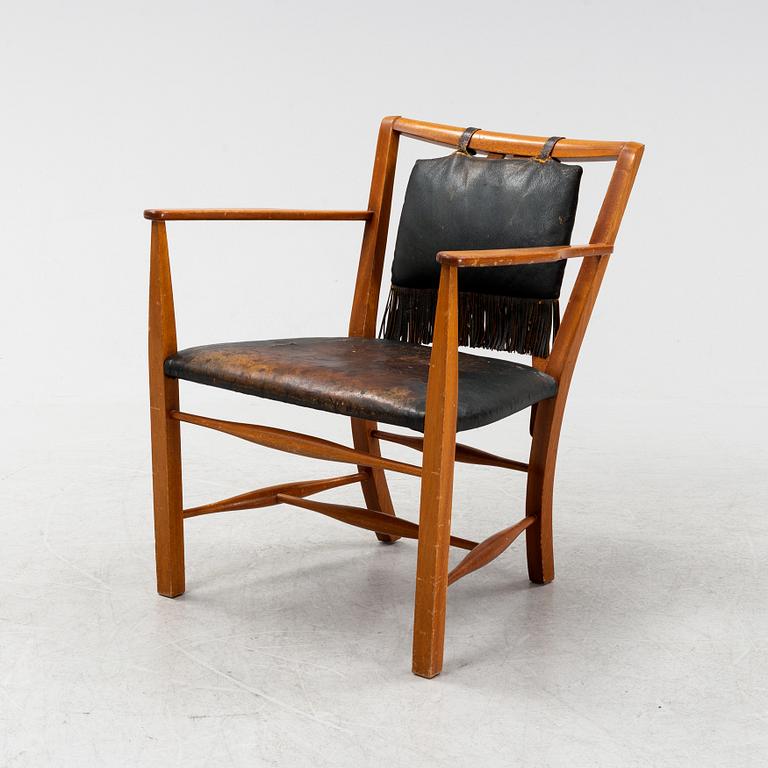 Josef Frank, a 'model 2067' easy chair, Svenskt Tenn, Sweden 1950s, according to the receipt bought in 1956.