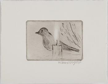 HANS WIGERT, 5 etchings, signed.