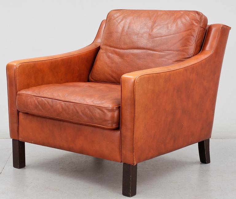 FÅTÖLJ, OPE Möbler, möjligen Ib Kofod-Larsen. 1960/70-tal.