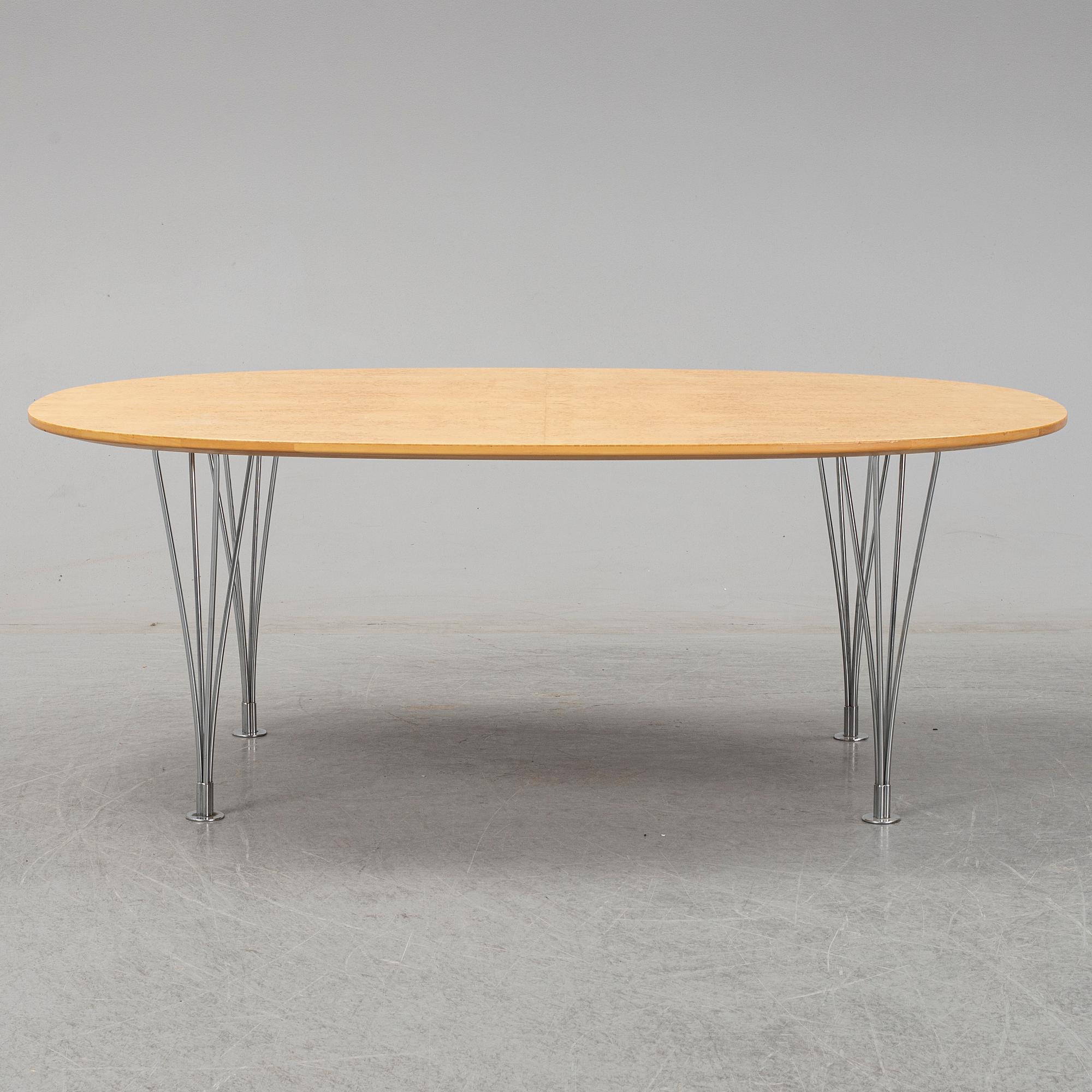 BRUNO MATHSSON and PIET HEIN, an "Ellips" lounge table.