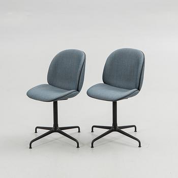 GamFratesi, chairs, a pair, "Beetle Meeting Chair", Gubi, Denmark.