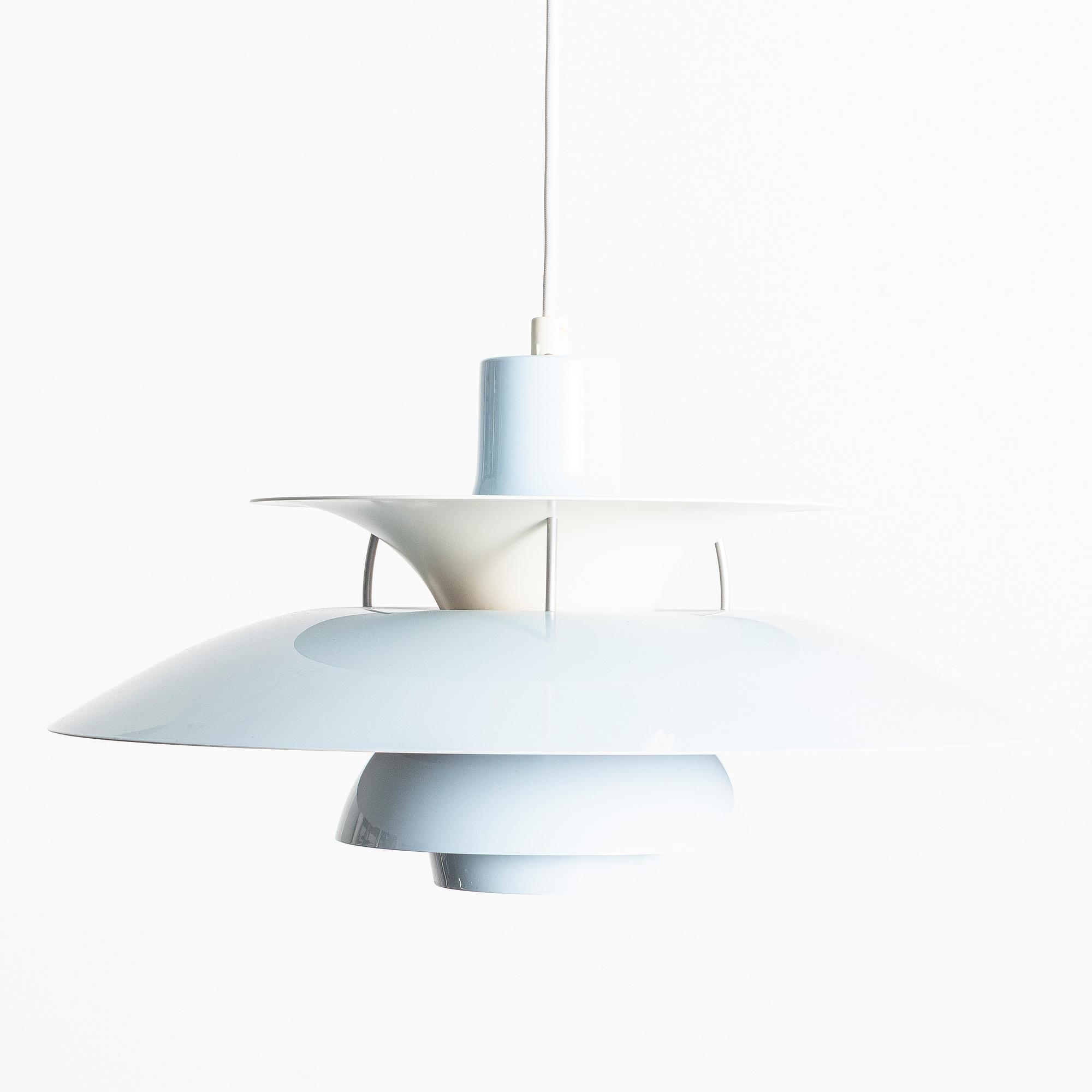 Poul Henningsen, a 'PH5' ceiling lamp, Louis Poulsen, Denmark.