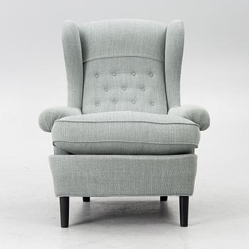 Carl Malmsten, Fåtölj, ”Häggbom”, O.H.Sjögren, Tranås, 2022.