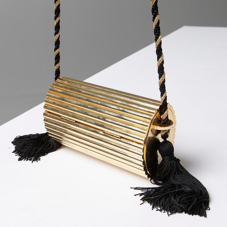 AFTONVÄSKA, "Gold Tassel Clutch", Yves Saint Laurent.