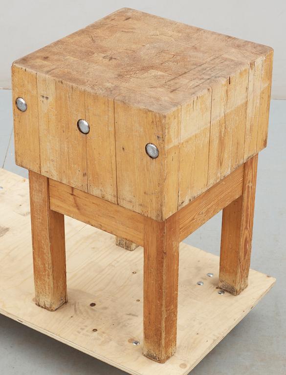 SLAKTARBÄNK, 1900-talets andra hälft.