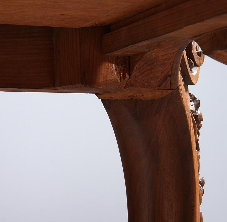 SKRIVBORD MED UPPSATS, nyrokoko, 1800-talets andra hälft.