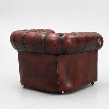 Fåtölj, Chesterfieldmodell, 1900-talets slut.