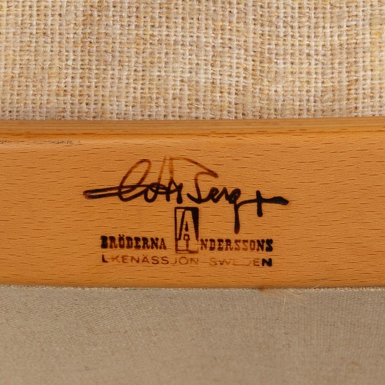 GUSTAV AXEL BERG, a pair of 'Peter' easy chairs, Bröderna Andersson.