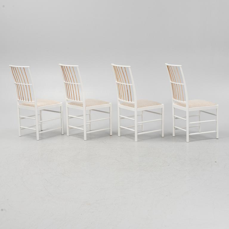 Josef Frank, chairs, set of 4, model 2025, Svenskt Tenn, Sweden, 2000s.