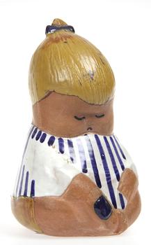 FIGURINER, 2 st, stengods, Lisa Larson. Gustavsberg.