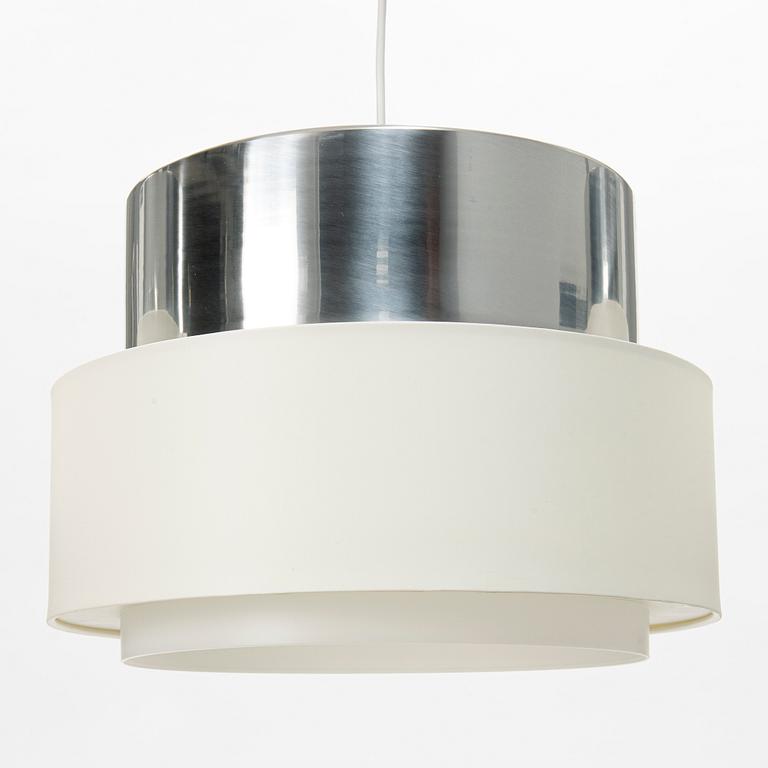 Uno & Östen Kristiansson, a group of three ceiling lights from the 'Cylindus-series', Luxus, Vittsjö, 1970's.