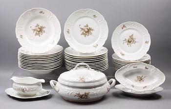 MATSERVIS, 55 delar, porslin, "Sanssouci", Rosenthal, 1900-tal.