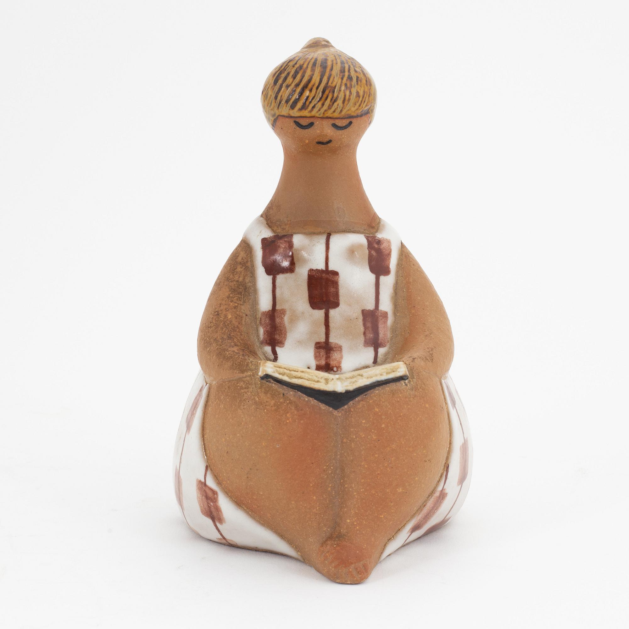 Lisa Larson, a 'Charlotta' stoneware figurine, Gustavsberg.