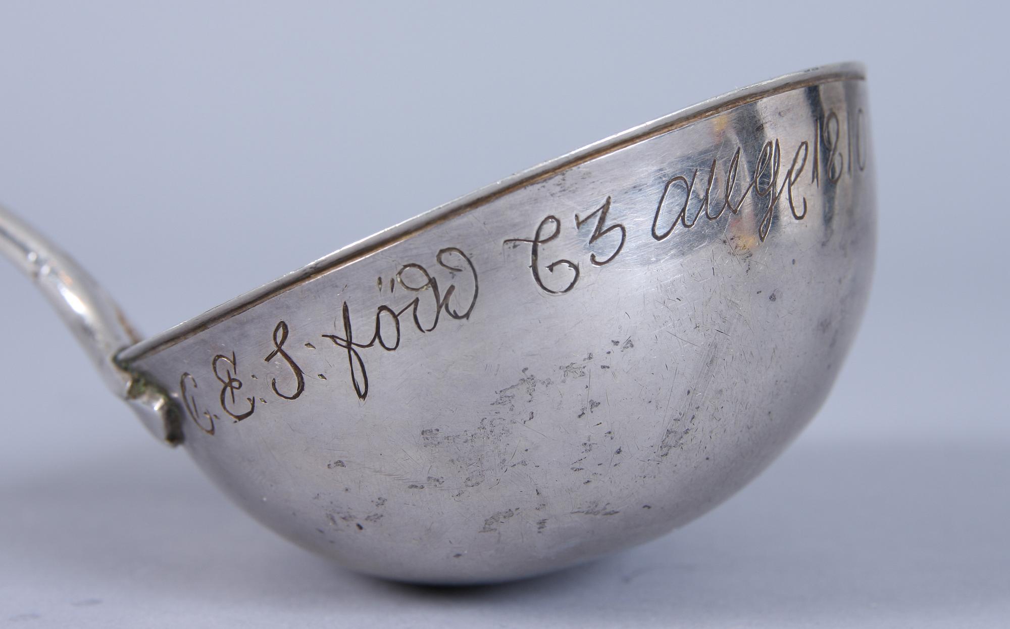 SOPPSLEV, silver, Stephan Halling, Örebro, otydliga årsstämplar.