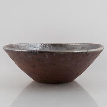 Rolf Palm, a stoneware bowl, Mölle 1963.
