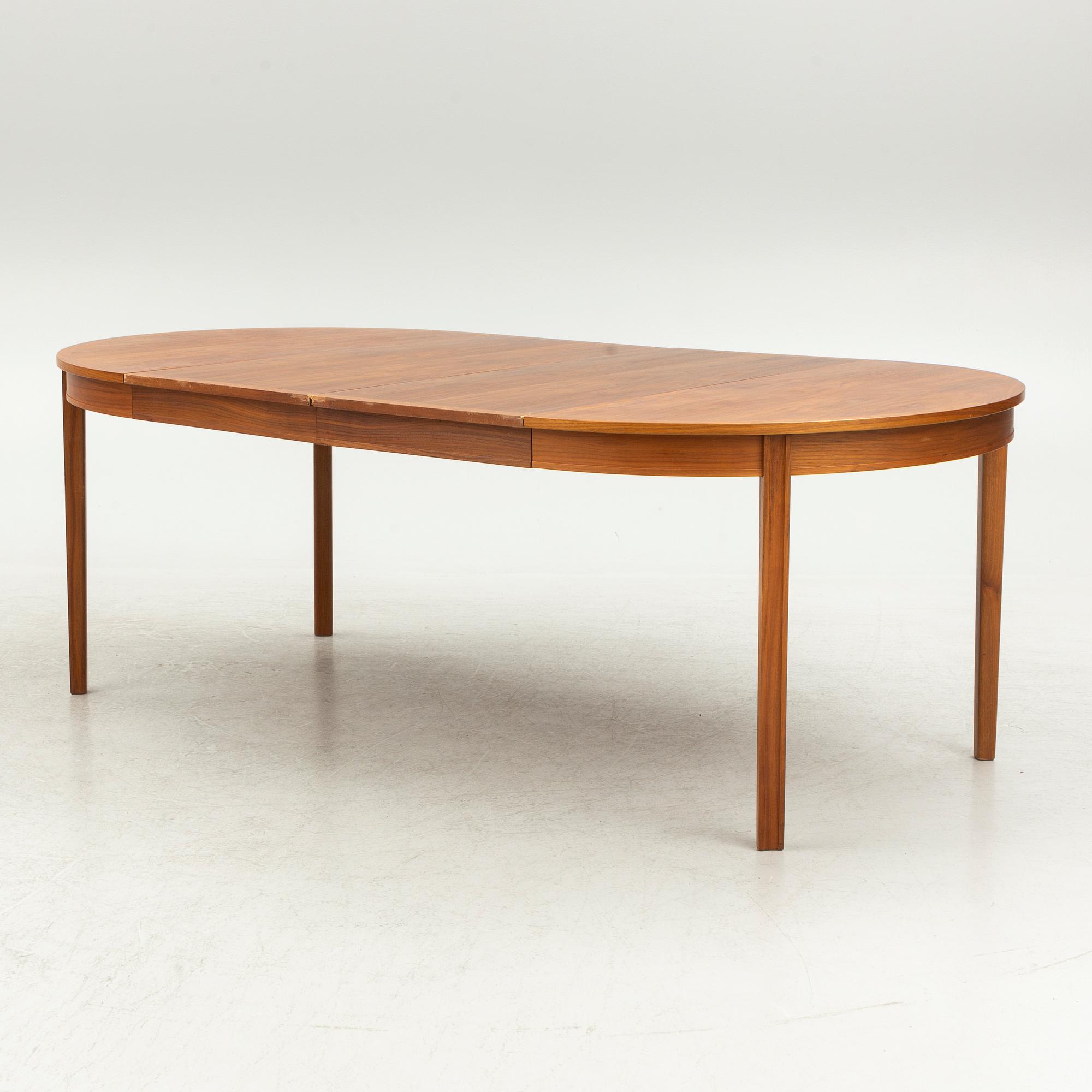 Matbord, 1900-talets andra hälft.