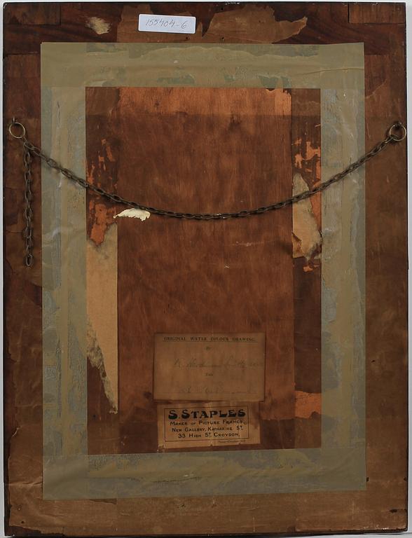 ROBERT HERDMAN-SMITH, akvarell, sign.