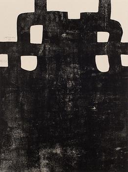 EDUARDO CHILLIDA, litografi, 1984, signerad med blyerts 96/150, tryckt och utgiven av Erker-Presse, St. Gallen.