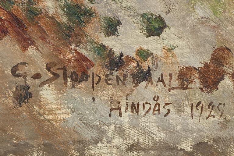 Georg Stoopendaal, Skogsarbetare.