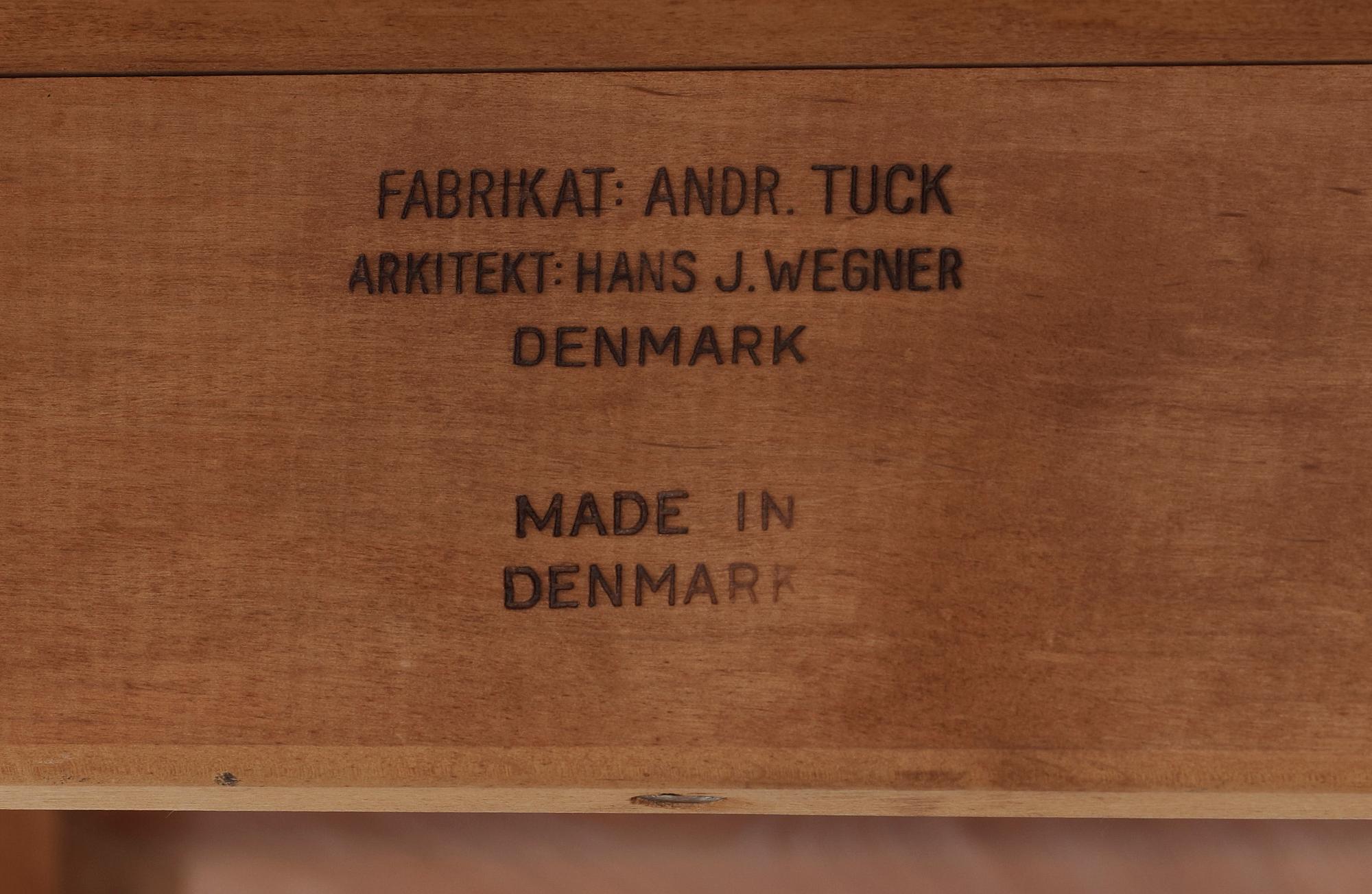MATBORD, Hans J. Wegner, Andreas Tuck, Danmark, 1900-talets andra hälft.