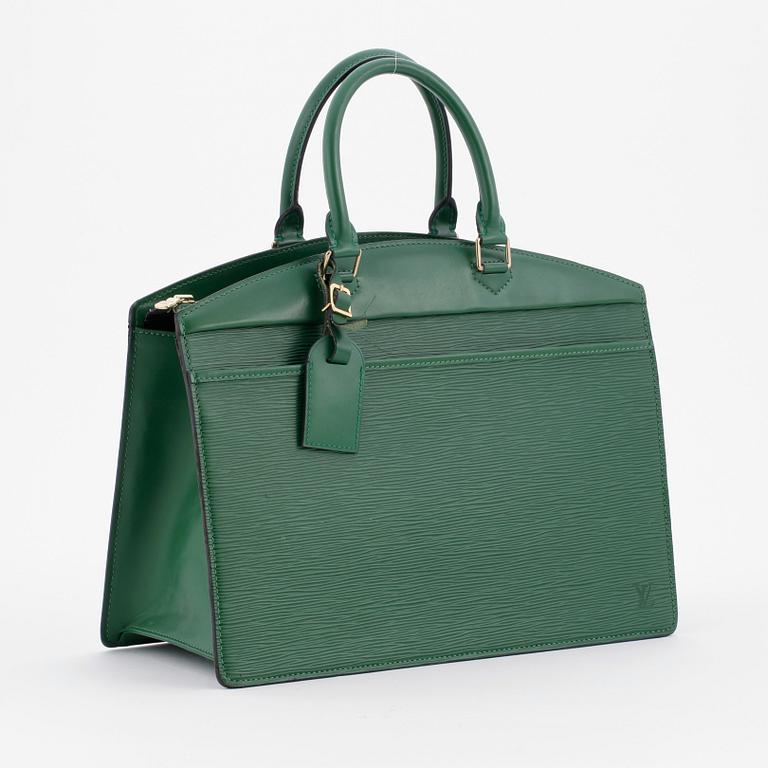 LOUIS VUITTON, a green epi handbag, "Riviera".