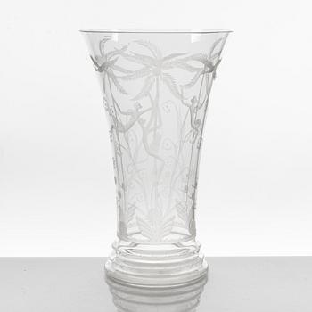 Edward Hald, an 'Urskogen' vase, Orrefors.