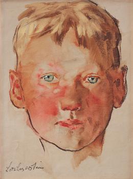 640. Lotte Laserstein, Portrait of a farmers boy.