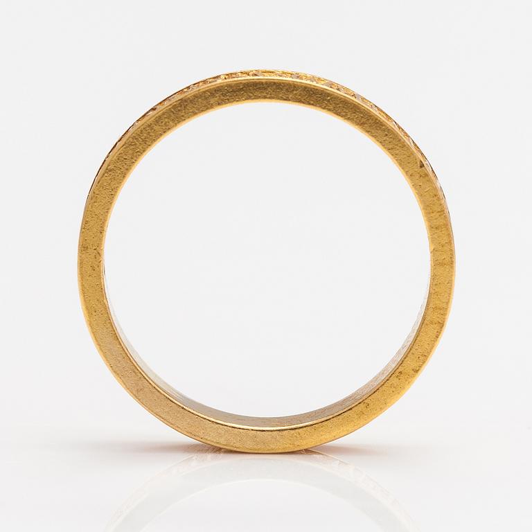 Björn Weckström, Ring "Lapp gold", 18K guld. Lapponia 1972.
