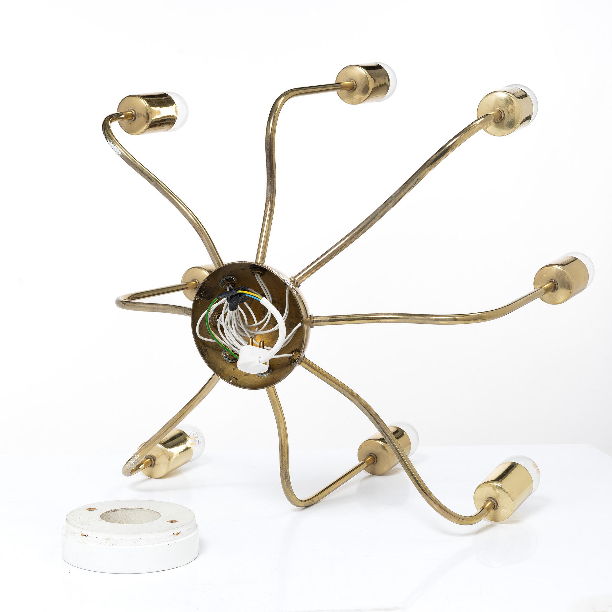 Josef Frank, Ceiling lamps, a pair, model 2358, Svenskt Tenn.
