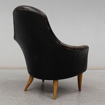 KERSTIN HÖRLIN-HOLMQUIST, fåtölj, "Stora Adam", Nordiska Kompaniet, 1900-talets andra hälft.