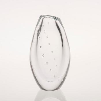 VAS, glas, "Pärlbandet", signerad G Nyman Nuutajärvi Notsjö, 1980-tal.