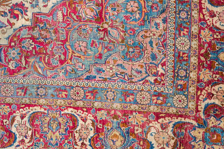Matta, semiantik silke Keshan, ca 313 x 200-217 cm.
