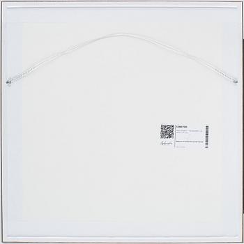 Hans Wigert, etching with watercolour, signed.