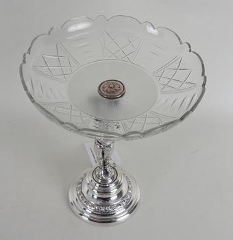 UPPSATSKÅL, nysilver. G.A.B.