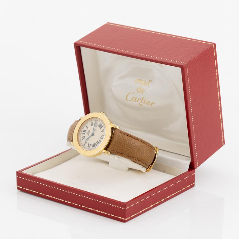 Cartier, Must II, armbandsur, 32,5 mm.