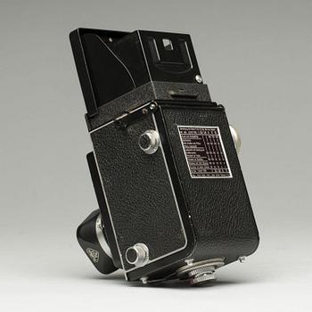 KAMERA, Rolleicord Compur, Franke & Heidecke, Braunschweig, 1900-talets första hälft.