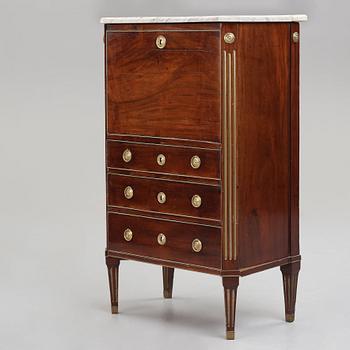 A late Gustavian secretaire by Carl Diedric Fick (master in Stockholm 1776-1806).