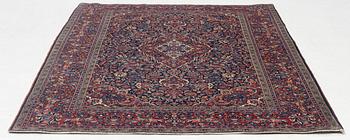 Carpet, Keshan, approx. 200 x 140 cm.