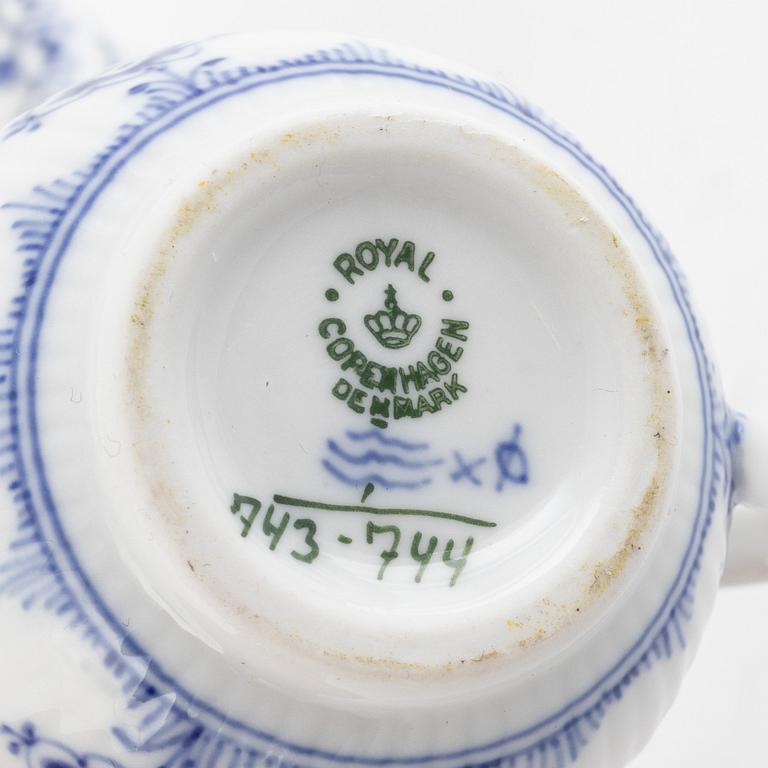 A 43-piece 'Musselmalet' porcelain service, Royal Copenhagen, Denmark.