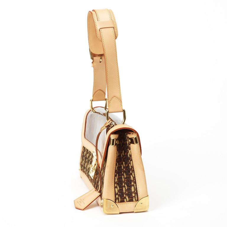A vernis monogram canvas handbag by Louis Vuitton,