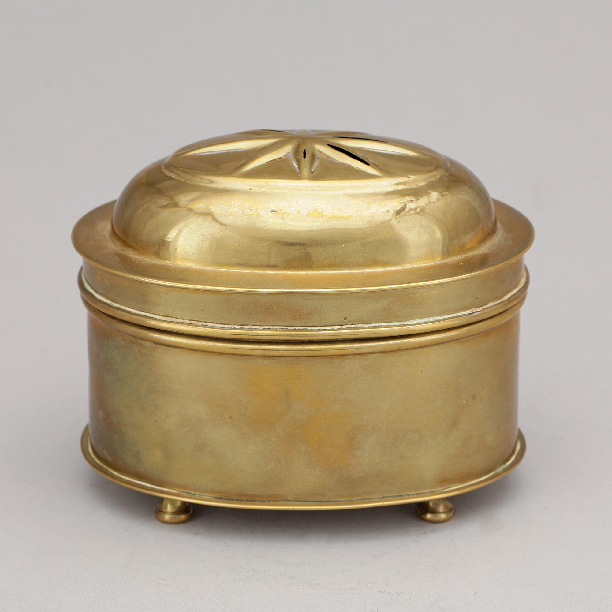 OBLATSKRIN, mässing, 1700-tal.