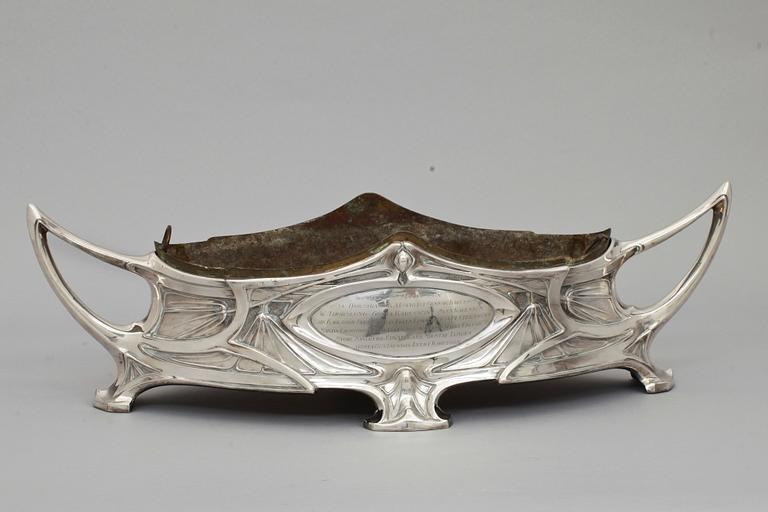 JARDINIERE, silver, K. Anderson, Stockholm 1906. Vikt c:a 1290 g.